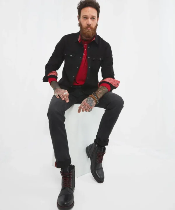 Shirts | Men,s Joe Browns On The Road Shirt Black