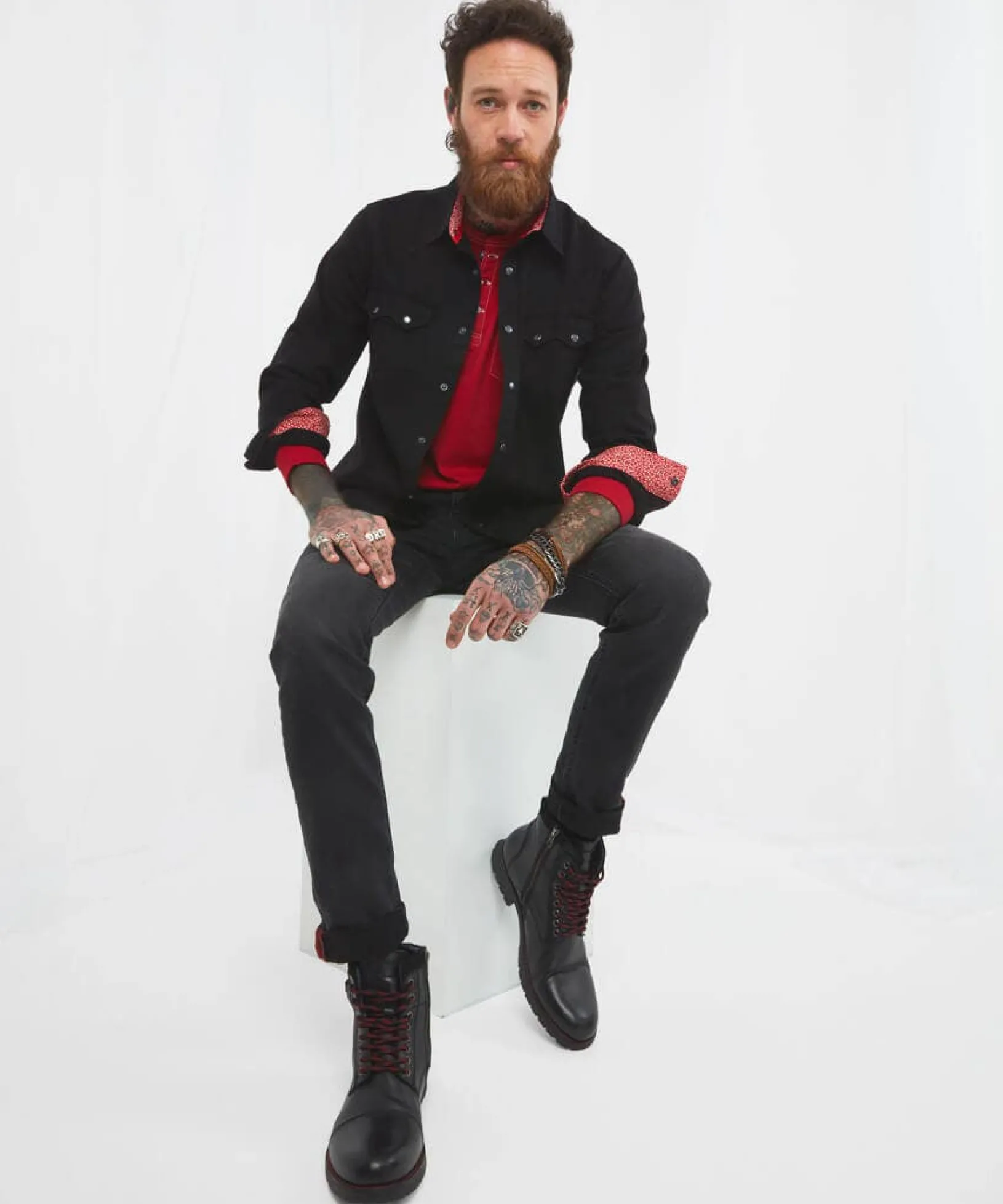 on_the_road_shirt_2.webp Shirts | Men,s Joe Browns On The Road Shirt Black