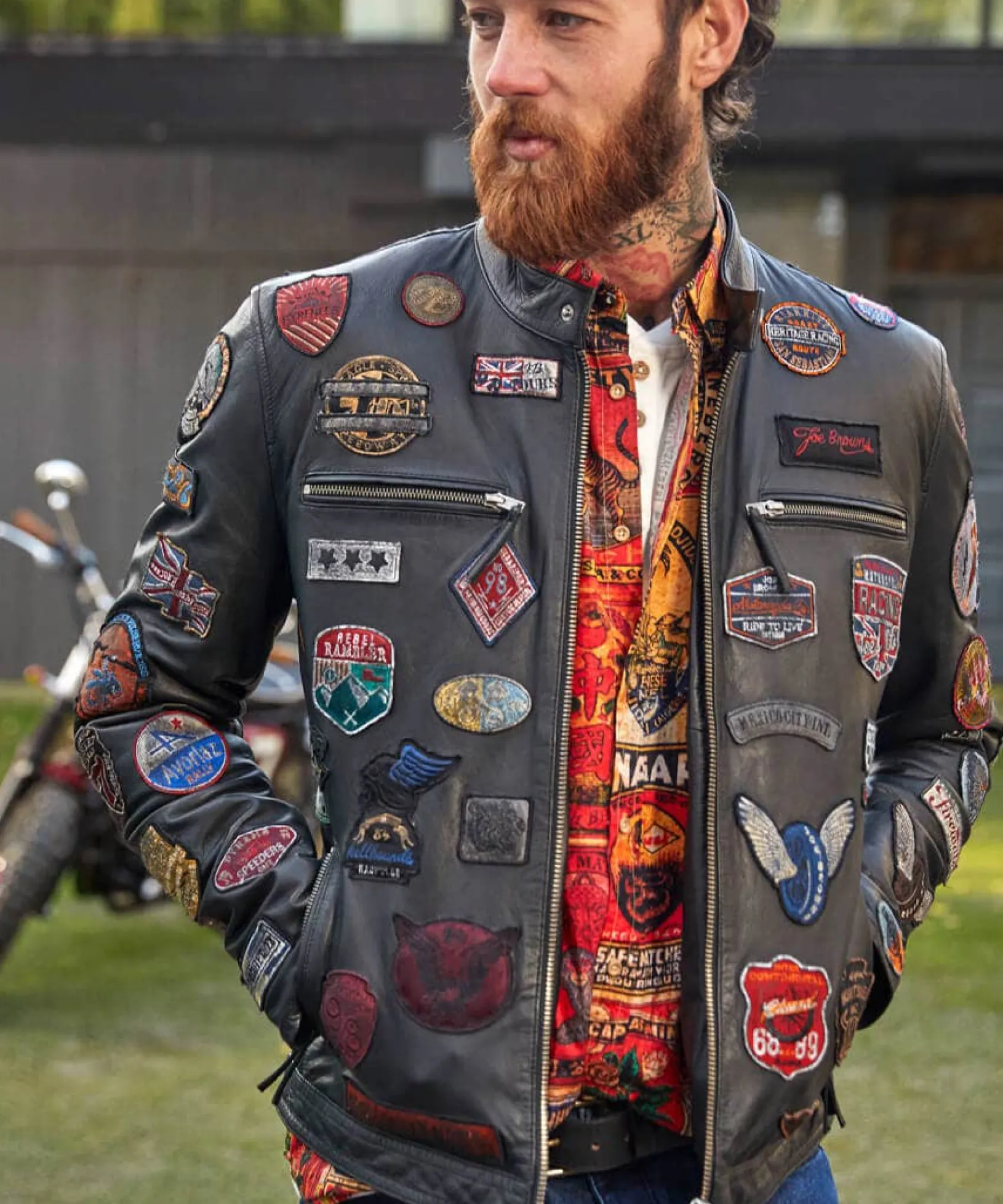 on_tour_leather_jacket_5.webp Leather Jackets | Coats & Jackets | Men,s | Men,s Joe Browns On Tour Leather Jacket Black