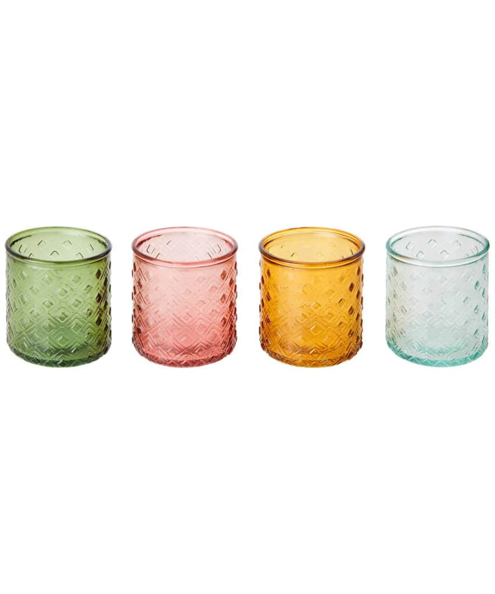 pack_of__recycled_glass_t_2-1.webp Living Room | Bedroom | Endless Sunsets | Home Accessories | Gifts | Home | Home | Home | Home | Women's Joe Browns Pack Of 4 Recycled Glass Tealight Holders Multi
