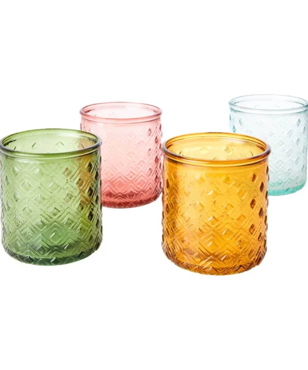 Living Room | Bedroom | Endless Sunsets | Home Accessories | Gifts | Home | Home | Home | Home | Women's Joe Browns Pack Of 4 Recycled Glass Tealight Holders Multi