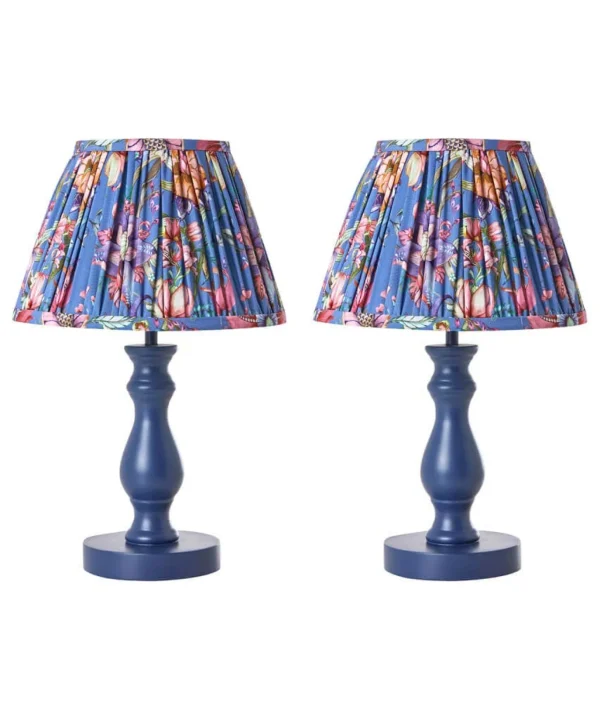 Bedroom | Nouveau Reflections | Floral Décor | Nature Décor | Lighting & Lamps | Home | Home | Home | Home | Home Joe Browns Pair Of Nouveau Printed Bedside Lamps Grey