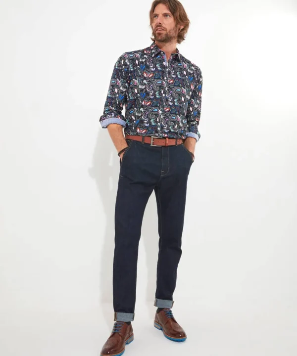 Shop Men's Collection | Funky Shirts | Men's Partywear | Shirts | Sale Shirts | Top Picks | Top Picks | Top Picks | Men，s | Men，s Joe Browns Party Paisley Shirt Black