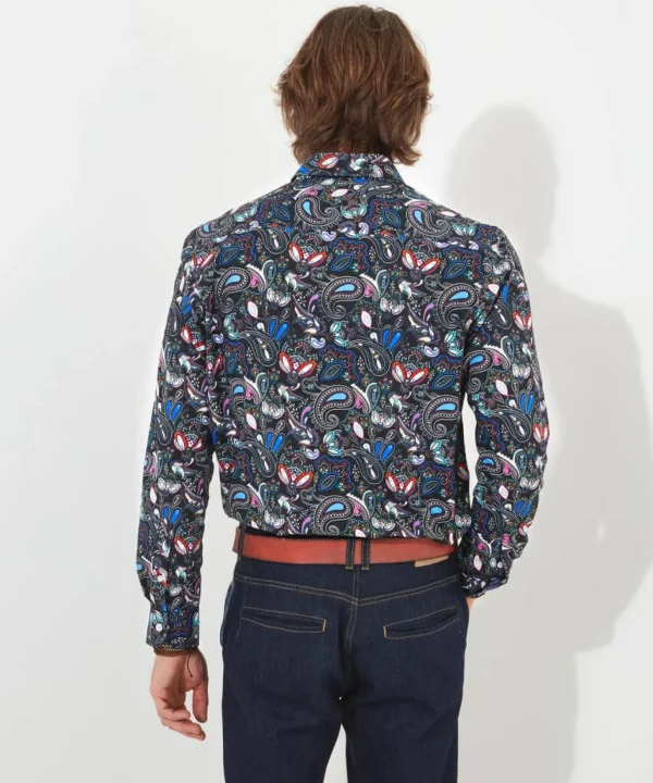Shop Men's Collection | Funky Shirts | Men's Partywear | Shirts | Sale Shirts | Top Picks | Top Picks | Top Picks | Men，s | Men，s Joe Browns Party Paisley Shirt Black