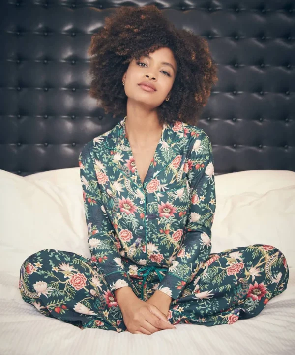 Pyjamas & Loungewear | Gifts | Sale Pyjamas & Loungewear | Sale Jeans & Trousers | Women's | Women's | Women's | Women's Joe Browns Print Pyjama Bottoms Peacock