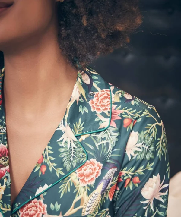 Pyjamas & Loungewear | Gifts | Sale Pyjamas & Loungewear | Sale Tops, Tunics & Blouses | Women's | Women's | Women's | Women's Joe Browns Print Pyjama Top Peacock