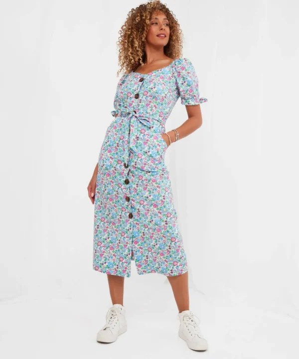 Sale Dresses | Women's Joe Browns Penny Button Through Dress Multi