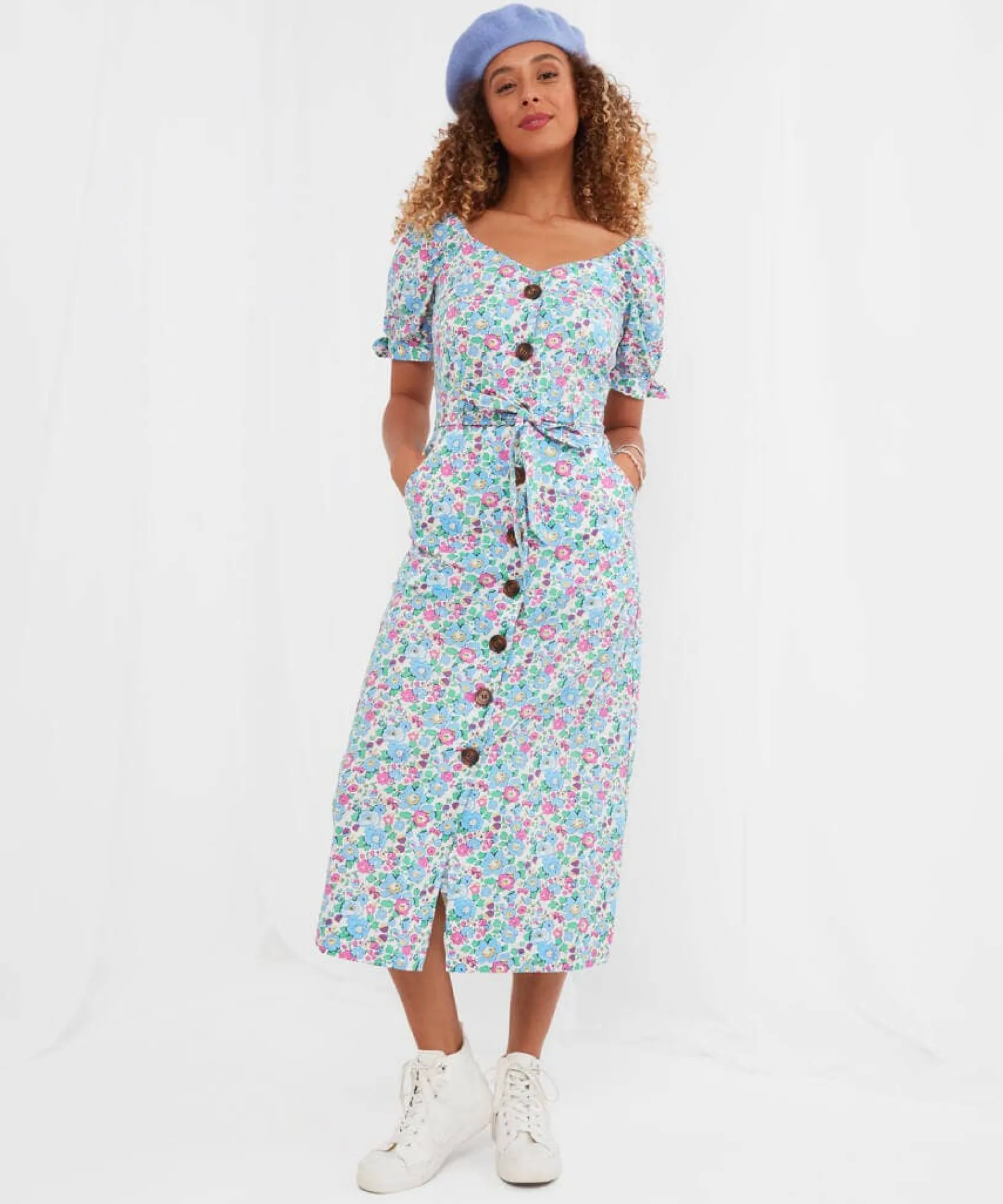penny_button_through_dres_2.webp Sale Dresses | Women's Joe Browns Penny Button Through Dress Multi