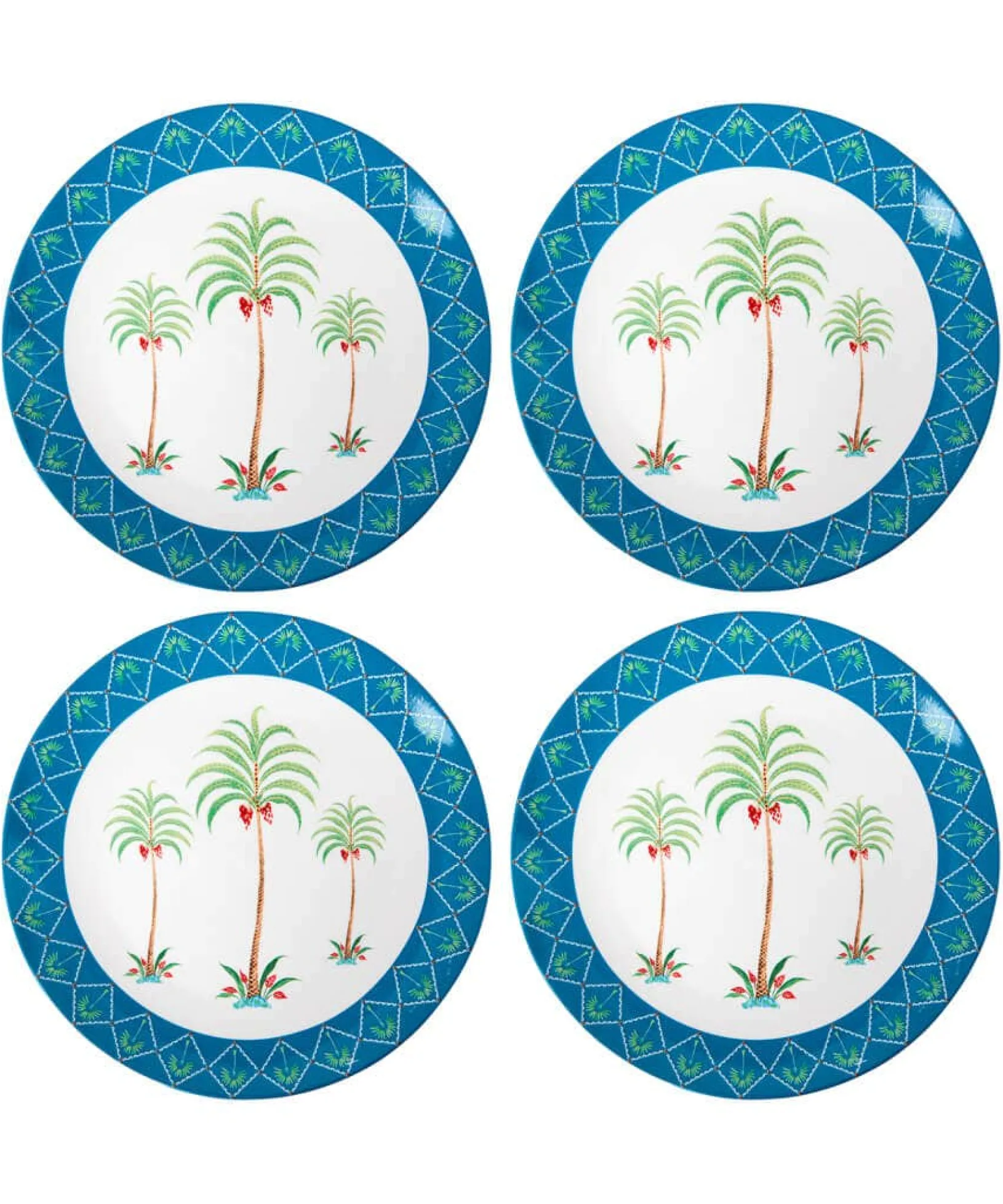 perfect_palm_set_of__dinn_1.webp Floral Décor | Nature Décor | Sale Kitchen & Dining | Home | Home | Home Joe Browns Perfect Palm Set Of 4 Dinner Plates Multi