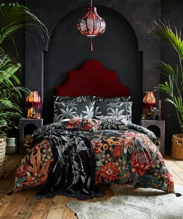 Bedroom | Endless Sunsets | Floral Décor | Nature Décor | Bedding | Sale Bedding | Home | Home | Home | Home | Home | Home Joe Browns Perfect Palms Reversible Bed Set Black
