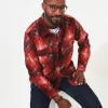 Shop Men's Collection | Funky Shirts | Shirts | Sale Shirts | Top Picks | Top Picks | Men，s | Men，s Joe Browns Perfect Pixel Shirt Dark Red