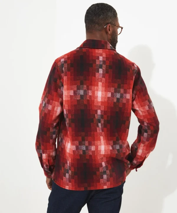 Shop Men's Collection | Funky Shirts | Shirts | Sale Shirts | Top Picks | Top Picks | Men，s | Men，s Joe Browns Perfect Pixel Shirt Dark Red