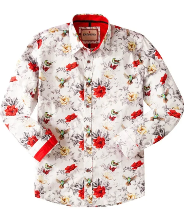 Shop Men's Collection | Funky Shirts | Men's Partywear | Gifts | Shirts | Sale Shirts | Top Picks | Top Picks | Top Picks | Men，s | Men，s | Men，s Joe Browns Perfect Print Shirt White