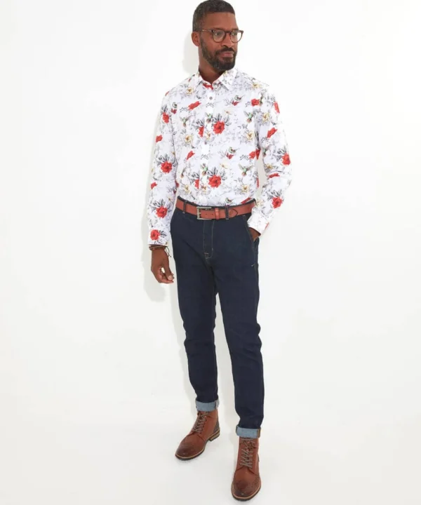 Shop Men's Collection | Funky Shirts | Men's Partywear | Gifts | Shirts | Sale Shirts | Top Picks | Top Picks | Top Picks | Men,s | Men,s | Men,s Joe Browns Perfect Print Shirt White