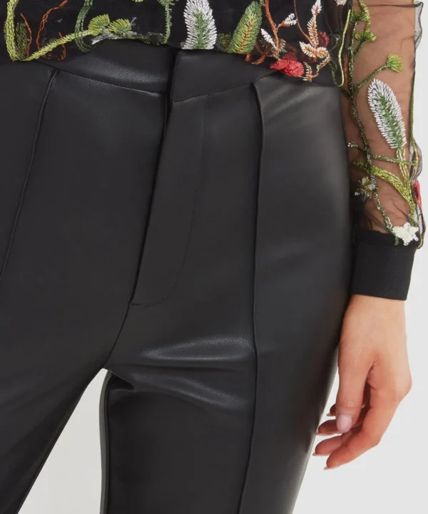 Occasion Outfits | Jeans & Trousers | Top Picks | Women's Joe Browns Perfect PU Trousers Black