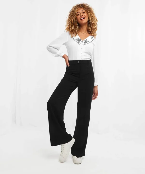 Shop Women's Collection | Jeans & Trousers | Sale Jeans & Trousers | Top Picks | Women's | Women's Joe Browns Perfect Tailored Trousers Black / Pink / Ivory