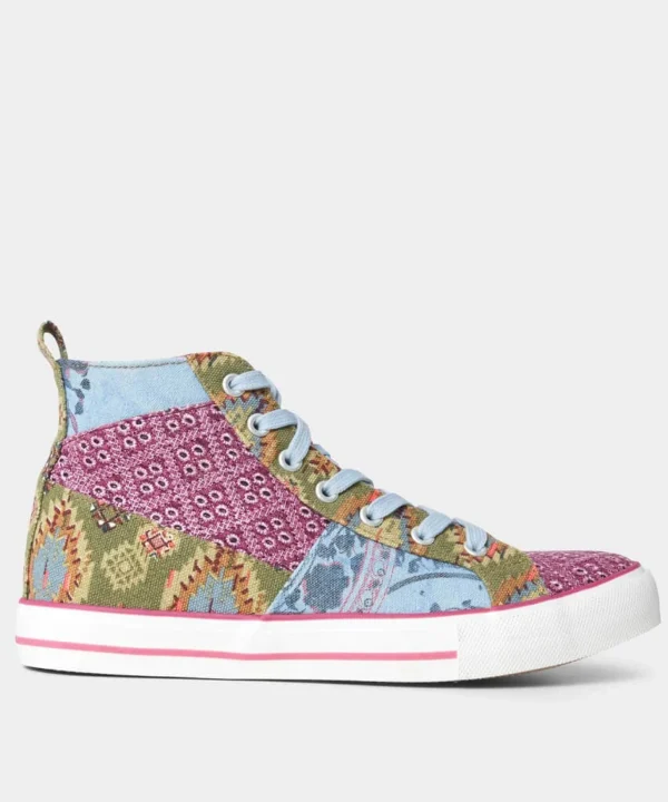 Sale Boots & Shoes | Women's Joe Browns Perfection Patchwork High Tops Multi