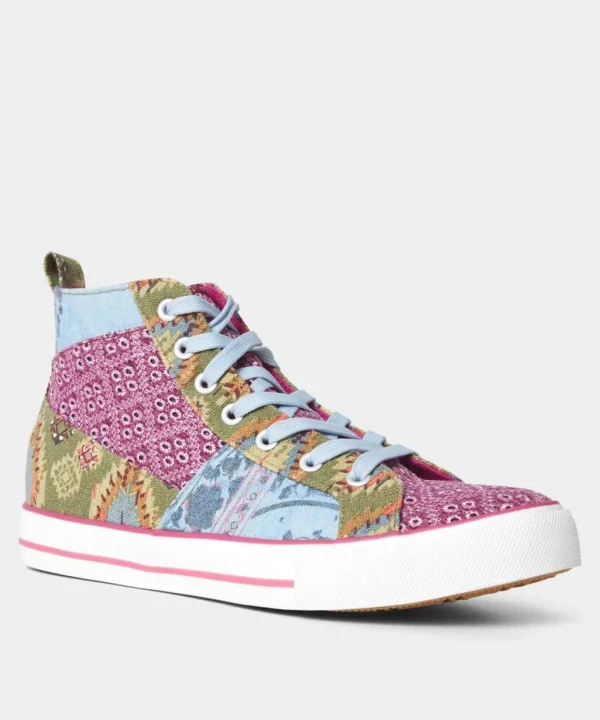 Sale Boots & Shoes | Women's Joe Browns Perfection Patchwork High Tops Multi