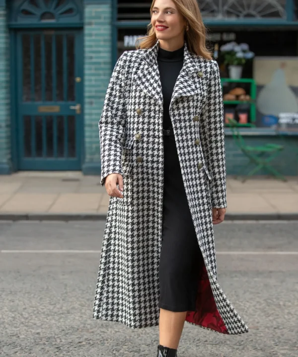 Coats & Jackets | Women's Joe Browns Perfectly Mono Coat Black/White