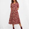Sale Dresses | Women's Joe Browns Perfectly Pretty Tea Dress Red