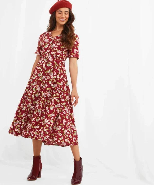 Sale Dresses | Women's Joe Browns Perfectly Pretty Tea Dress Red