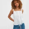 Sale Tops, Tunics & Blouses | Women's Joe Browns Pintuck Camisole Top White / Blue