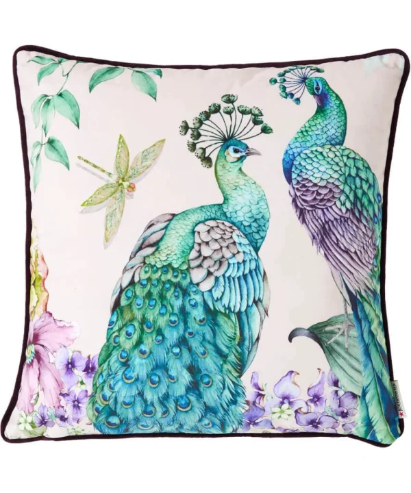 Living Room | Bedroom | Nouveau Reflections | Nature Décor | Animal Décor | Cushions & Throws | Home | Home | Home | Home | Home | Home Joe Browns Poised Peacocks Reversible Cushion Multi
