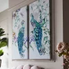 Bedroom | Living Room | Nouveau Reflections | Nature Décor | Animal Décor | Home Accessories | Home | Home | Home | Home | Home | Home Joe Browns Poised Peacocks Wall Art Cream