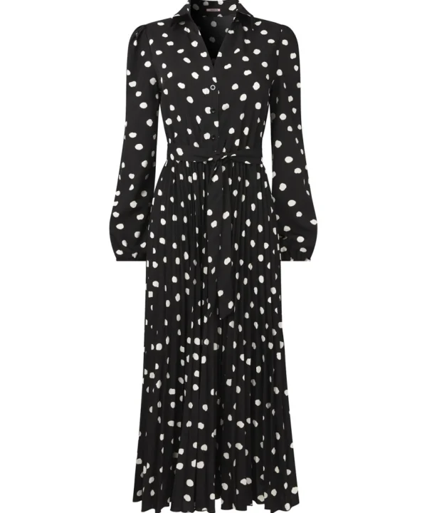 Shop Women's Collection | Vintage & Retro Dresses | Maxi Dresses | Party Dresses | Dresses | Sale Dresses | Top Picks | Top Picks | Top Picks | Top Picks | Women's | Women's Joe Browns Polly Spot Pleat Dress Black