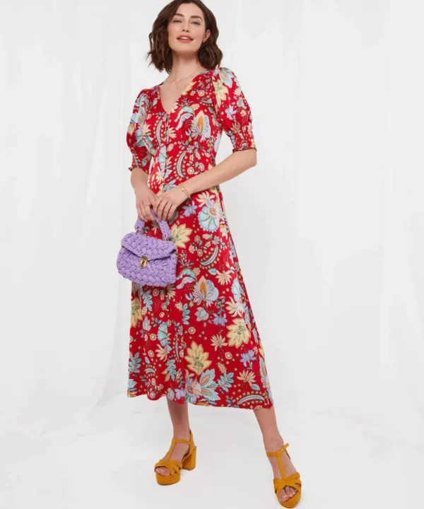 Sale Dresses | Women's Joe Browns Poppy Floral Dress Red