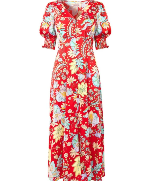 Sale Dresses | Women's Joe Browns Poppy Floral Dress Red