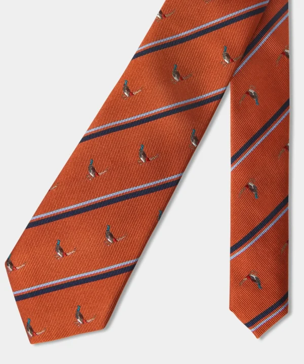 Accessories | Men,s Joe Browns Premium Dapper Silk Tie Orange