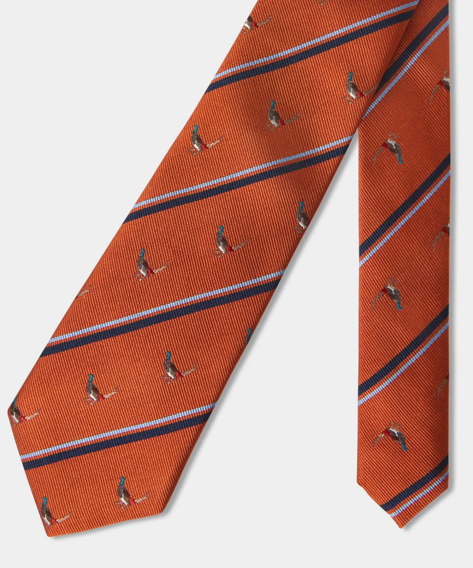 premium_dapper_silk_tie_2.webp Accessories | Men,s Joe Browns Premium Dapper Silk Tie Orange