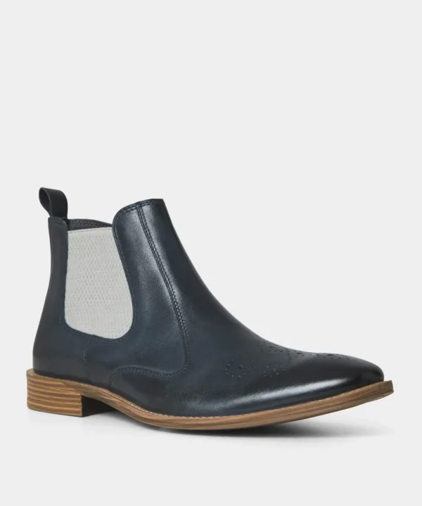 Brogues | Boots | Boots & Shoes | Sale Boots, Shoes & Trainers | Top Picks | Top Picks | Men，s | Men，s Joe Browns Premium Leather Chelsea Boots Shark Blue