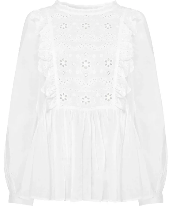 Sale Tops, Tunics & Blouses | Women's Joe Browns Prettiest Broderie Top White