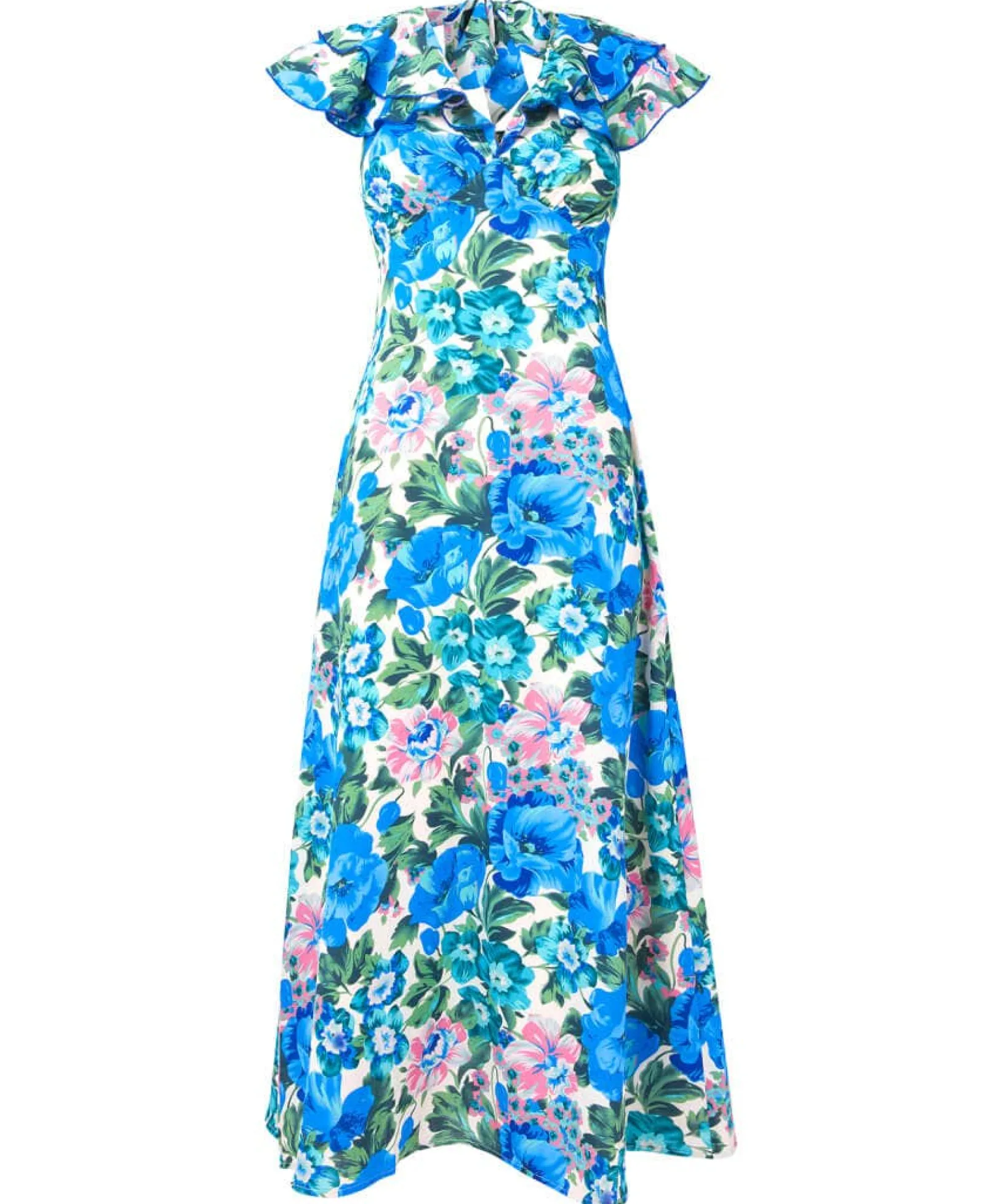 prettiest_floral_dress_1.webp Sale Dresses | Women's Joe Browns Prettiest Floral Dress Blue