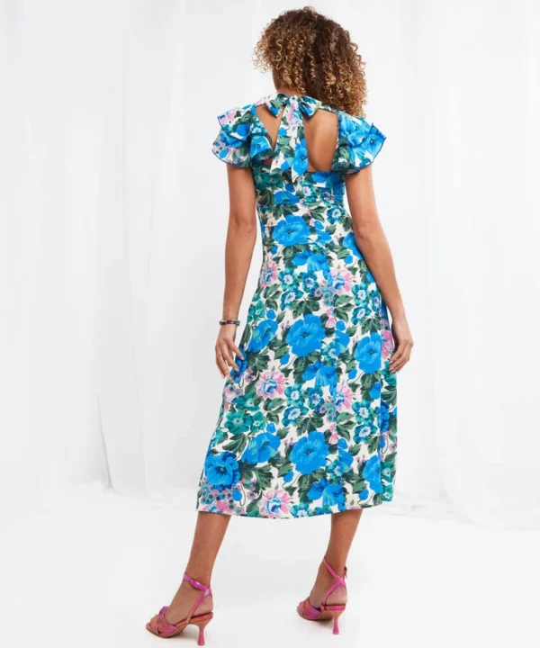 Sale Dresses | Women's Joe Browns Prettiest Floral Dress Blue