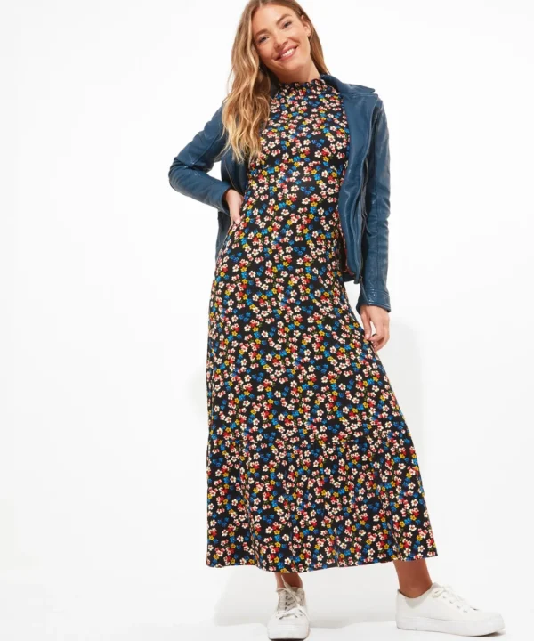Shop Women's Collection | Maxi Dresses | Party Dresses | Petite | Dresses | Sale Dresses | Top Picks | Top Picks | Top Picks | Women's | Women's | Women's Joe Browns Priya Printed Jersey Dress Black / Multi