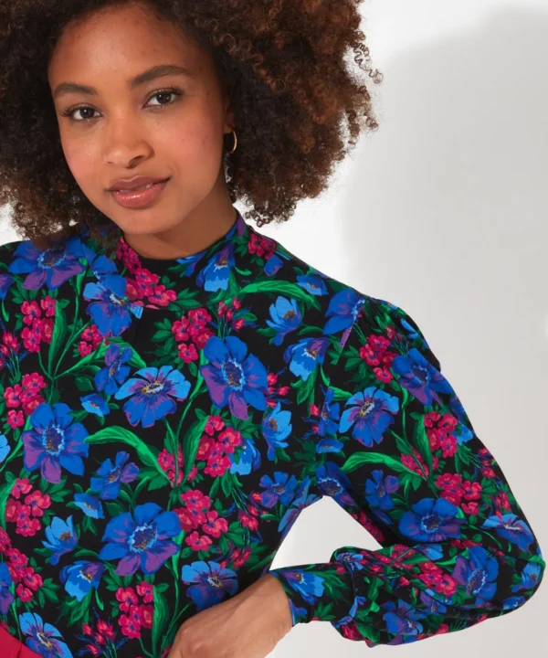 Shop Women's Collection | Tops, Tunics & Blouses | Sale Tops, Tunics & Blouses | Top Picks | Women's | Women's Joe Browns Radiant Floral Print Top Multi