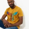 Shop Men's Collection | Graphic T-Shirts | Tops & T-Shirts | Sale Tops & T-Shirts | Top Picks | Top Picks | Men,s | Men,s Joe Browns Rainbow Stag Tee Ochre
