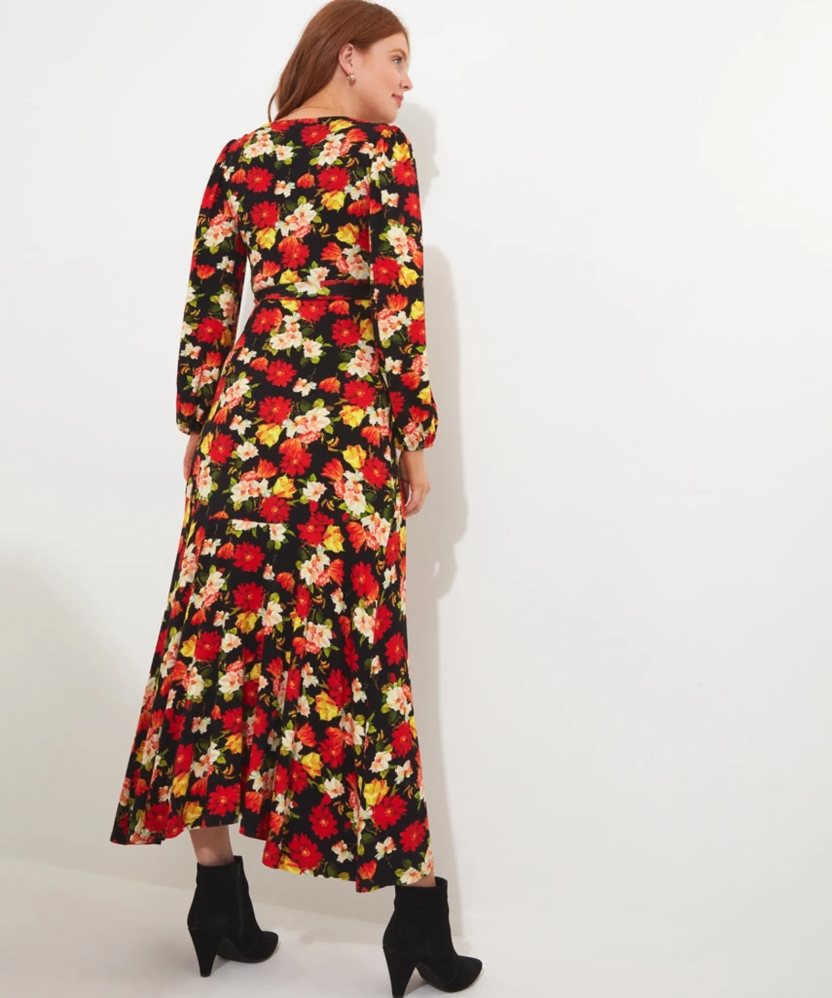 ravishing_jersey_wrap_dre_3.webp Midi Dresses | Dresses | Sale Dresses | Top Picks | Women's | Women's Joe Browns Ravishing Jersey Wrap Dress Multi