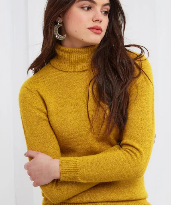Cardigans & Coatigans | Sale Knitwear & Jumpers | Top Picks | Women's Joe Browns Relaxing Roll Neck Jumper Ochre