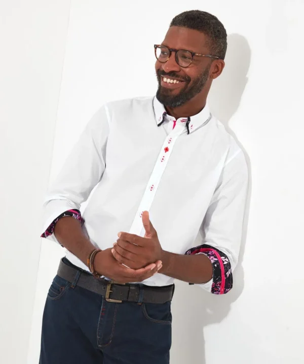 Shop Men's Collection | Work Shirts | Men's Partywear | Shirts | Top Picks | Top Picks | Top Picks | Men，s Joe Browns Remarkable Double Collar Shirt White