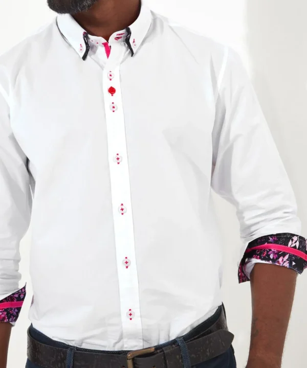 Shop Men's Collection | Work Shirts | Men's Partywear | Shirts | Top Picks | Top Picks | Top Picks | Men,s Joe Browns Remarkable Double Collar Shirt White