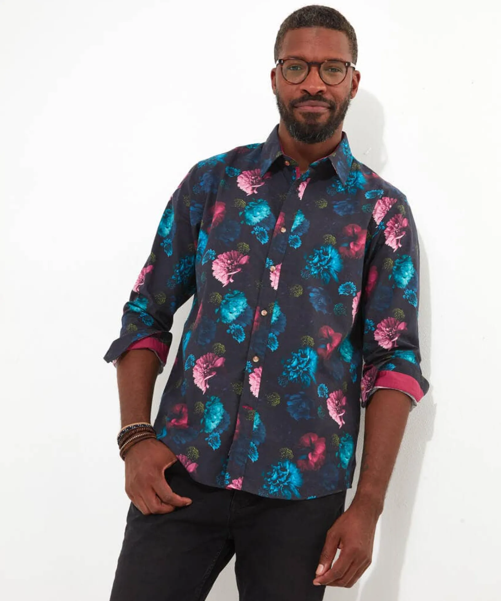 remarkable_floral_shirt_0.webp Shop Men's Collection | Funky Shirts | Men's Partywear | Shirts | Sale Shirts | Top Picks | Top Picks | Top Picks | Men,s | Men,s Joe Browns Remarkable Floral Shirt Black