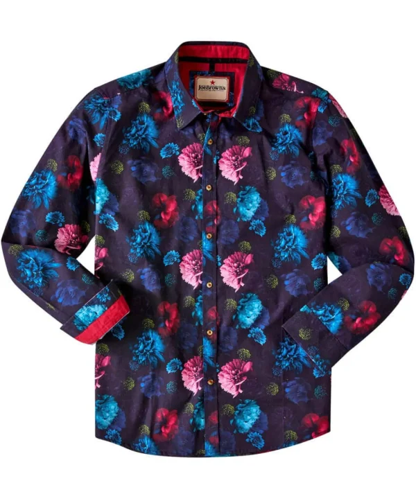 Shop Men's Collection | Funky Shirts | Men's Partywear | Shirts | Sale Shirts | Top Picks | Top Picks | Top Picks | Men，s | Men，s Joe Browns Remarkable Floral Shirt Black