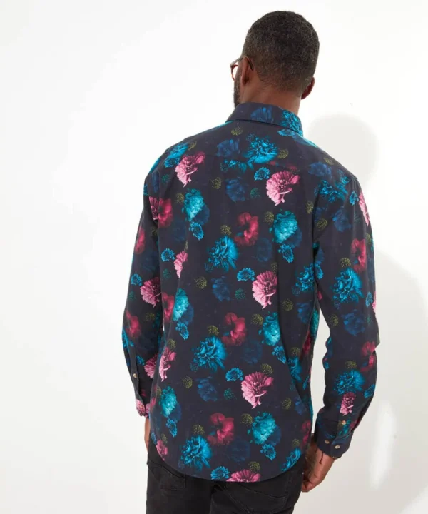 Shop Men's Collection | Funky Shirts | Men's Partywear | Shirts | Sale Shirts | Top Picks | Top Picks | Top Picks | Men,s | Men,s Joe Browns Remarkable Floral Shirt Black
