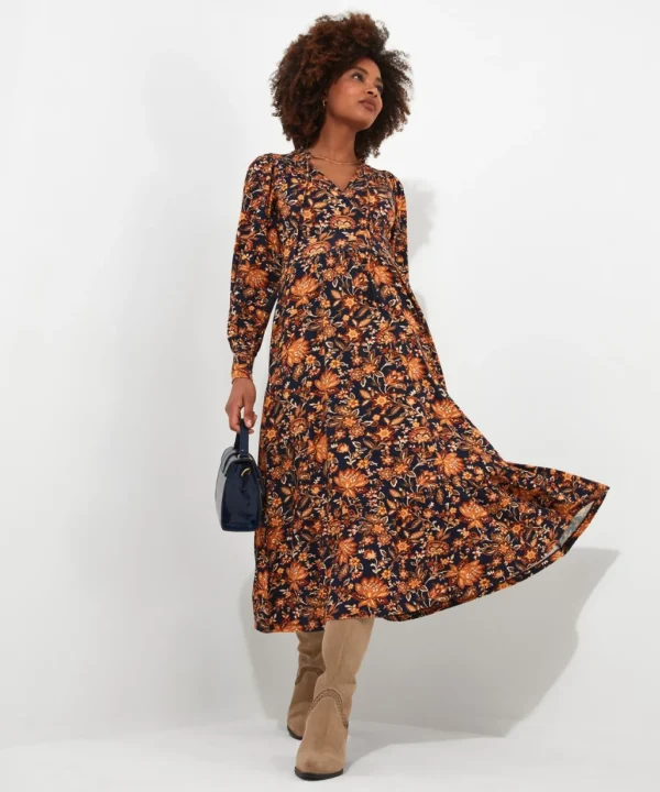 Shop Women's Collection | Maxi Dresses | Dresses | Sale Dresses | Top Picks | Top Picks | Women's | Women's Joe Browns Rich Floral Jersey Dress Multi