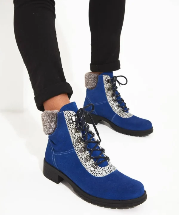 Knee High Boots | Ankle Boots | Gifts | Boots & Shoes | Sale Boots & Shoes | Top Picks | Top Picks | Women's | Women's | Women's Joe Browns Robyn Suede Chunky Boots Cobalt Blue