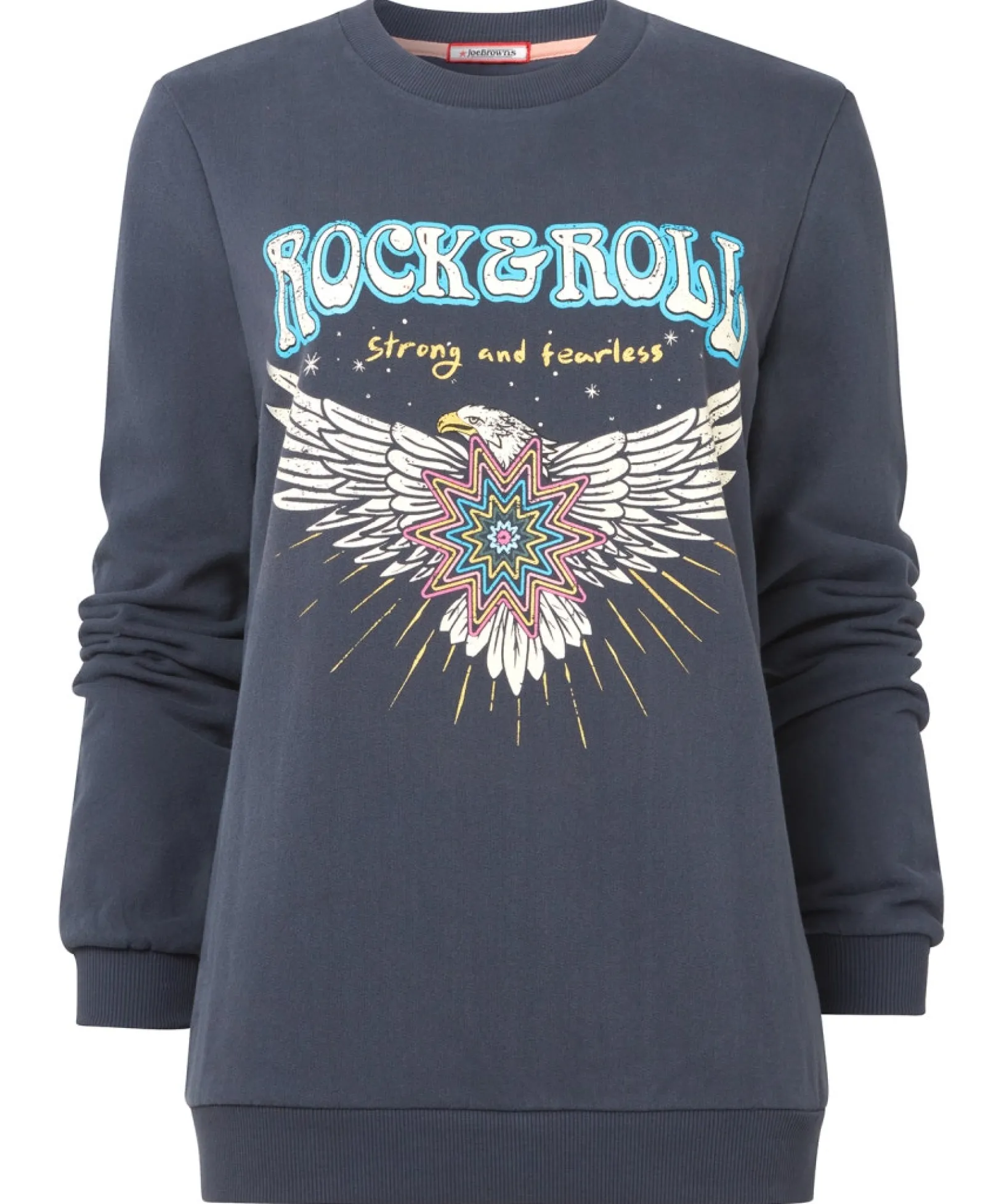 rock_amp_roll_sweatshirt_1.webp Tops, Tunics & Blouses | Sale Tops, Tunics & Blouses | Women's | Women's Joe Browns Rock & Roll Sweatshirt Grey